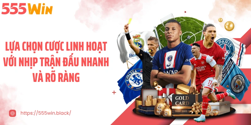 Lựa chọn cược linh hoạt với nhịp trận đấu nhanh và rõ ràng